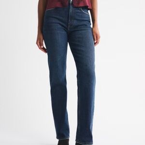 Abercrombie Curve Love Ultra High Rise 90s Straight Jean size 25 regular